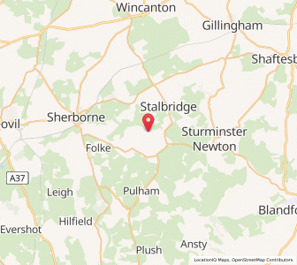 Map of Stourton Caundle, EnglandEngland