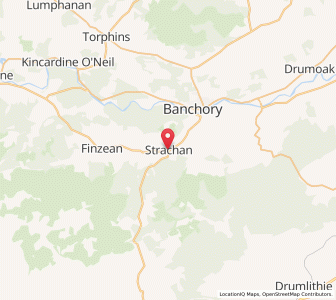 Map of Strachan, ScotlandScotland