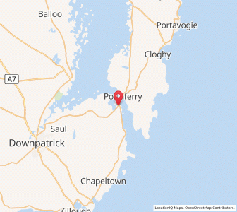 Map of Strangford, Northern IrelandNorthern Ireland