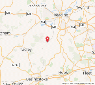 Map of Stratfield Mortimer, EnglandEngland