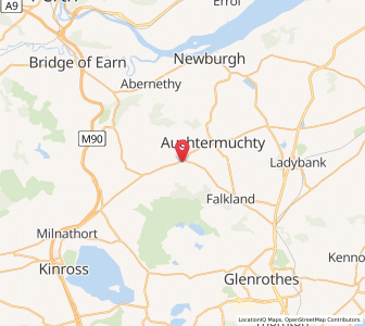 Map of Strathmiglo, ScotlandScotland