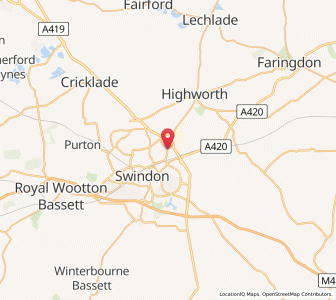 Map of Stratton Saint Margaret, EnglandEngland