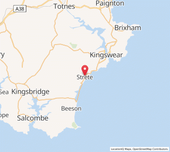 Map of Strete, EnglandEngland