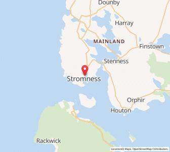 Map of Stromness, ScotlandScotland