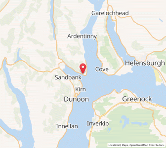 Map of Strone, ScotlandScotland