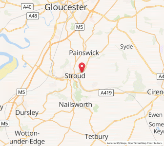 Map of Stroud, EnglandEngland