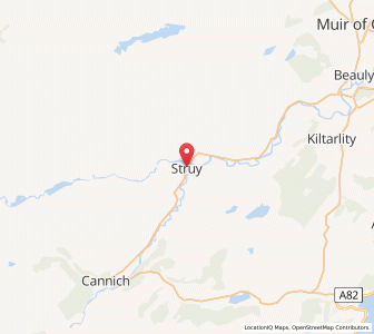 Map of Struy, ScotlandScotland