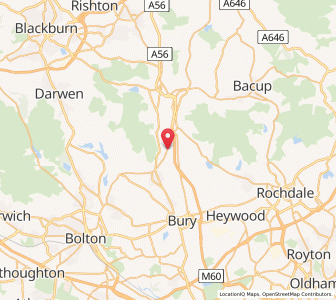 Map of Stubbins, EnglandEngland