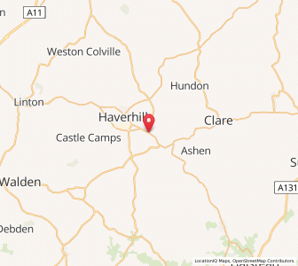 Map of Sturmer, EnglandEngland