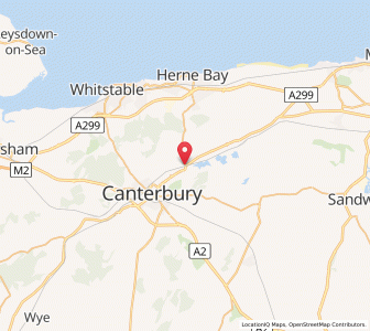 Map of Sturry, EnglandEngland