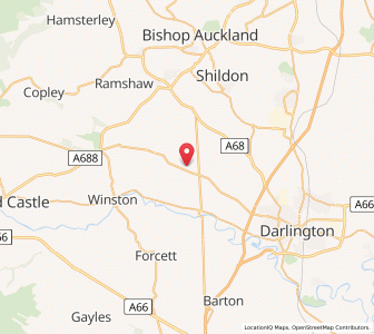 Map of Summerhouse, EnglandEngland