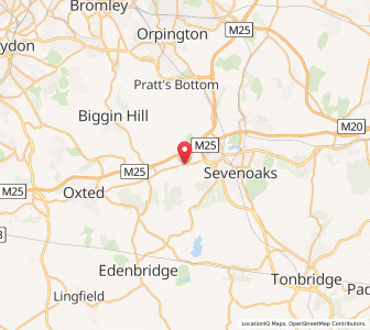 Map of Sundridge, EnglandEngland