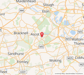 Map of Sunningdale, EnglandEngland