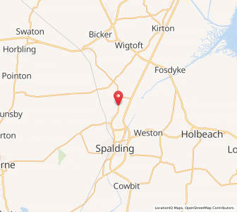 Map of Surfleet, EnglandEngland
