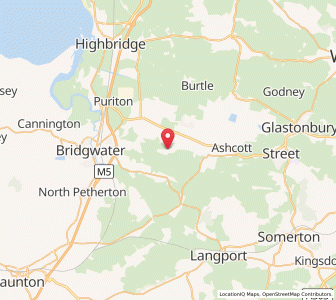 Map of Sutton Mallet, EnglandEngland