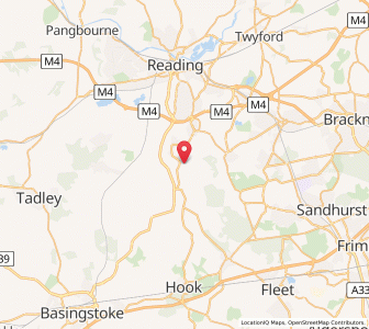 Map of Swallowfield, EnglandEngland