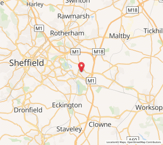 Map of Swallownest, EnglandEngland