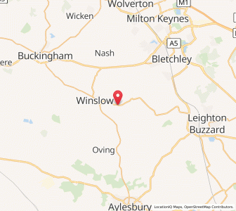 Map of Swanbourne, EnglandEngland