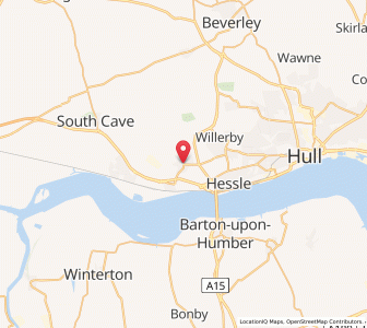 Map of Swanland, EnglandEngland