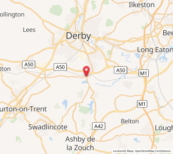 Map of Swarkestone, EnglandEngland