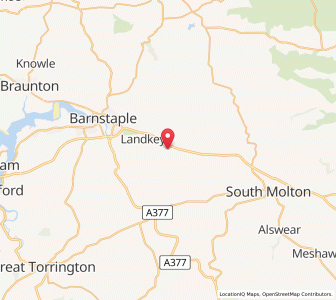 Map of Swimbridge, EnglandEngland