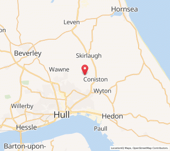Map of Swine, EnglandEngland