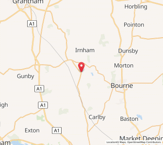 Map of Swinstead, EnglandEngland