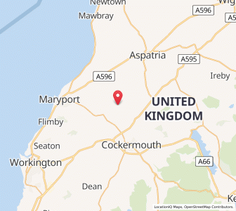 Map of Tallentire, EnglandEngland