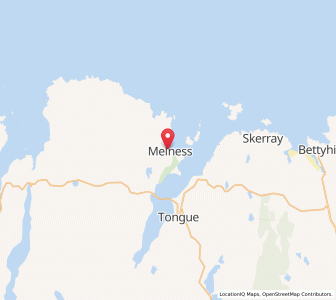 Map of Talmine, ScotlandScotland