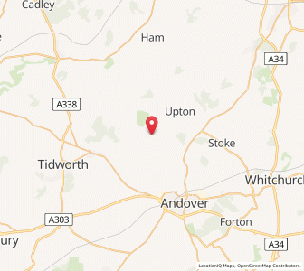 Map of Tangley, EnglandEngland