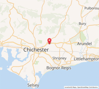 Map of Tangmere, EnglandEngland