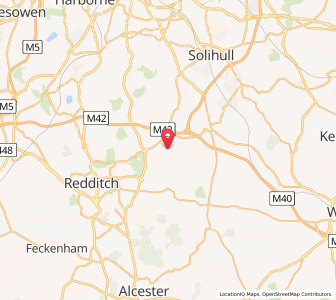 Map of Tanworth, EnglandEngland