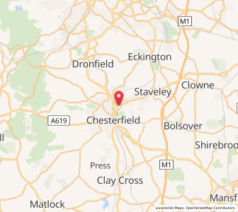 Map of Tapton, EnglandEngland