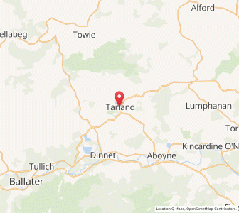 Map of Tarland, ScotlandScotland