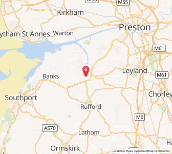 Map of Tarleton, EnglandEngland