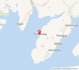 Map of Tarskavaig, ScotlandScotland
