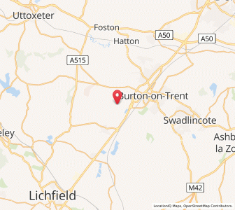 Map of Tatenhill, EnglandEngland