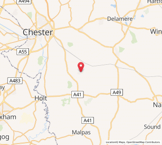 Map of Tattenhall, EnglandEngland