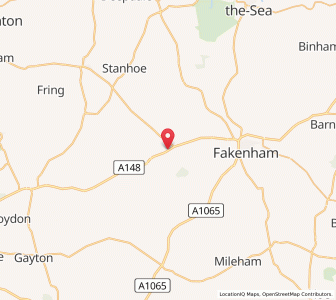 Map of Tattersett, EnglandEngland