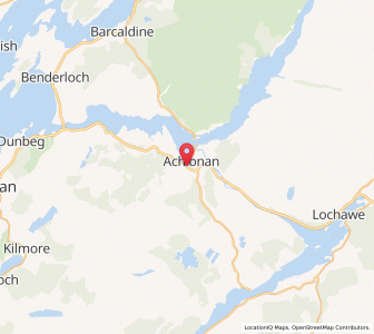 Map of Taynuilt, ScotlandScotland