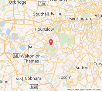 Map of Teddington, EnglandEngland