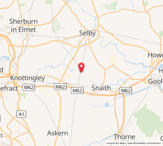 Map of Temple Hirst, EnglandEngland