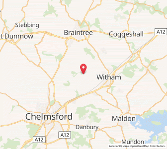 Map of Terling, EnglandEngland