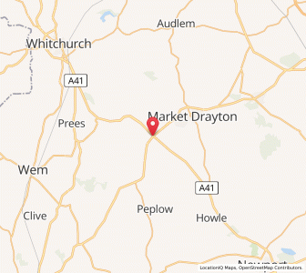 Map of Ternhill, EnglandEngland