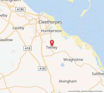 Map of Tetney, EnglandEngland