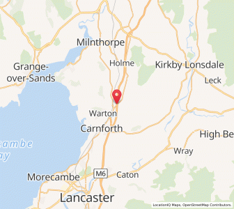 Map of Tewitfield, EnglandEngland