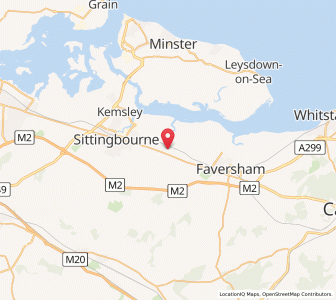 Map of Teynham, EnglandEngland