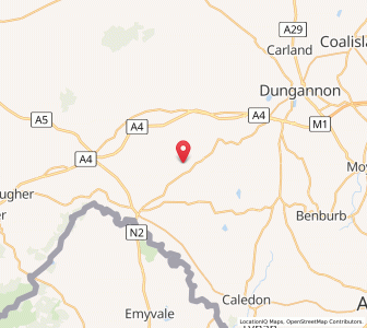 Map of The Bawn, Northern IrelandNorthern Ireland