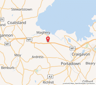 Map of The Birches, Northern IrelandNorthern Ireland