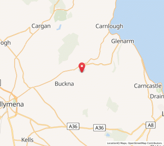 Map of The Sheddings, Northern IrelandNorthern Ireland